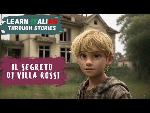 Learn Italian Through Stories | Il segreto di villa Rossi 🏚️ | Beginner Level ⭐
