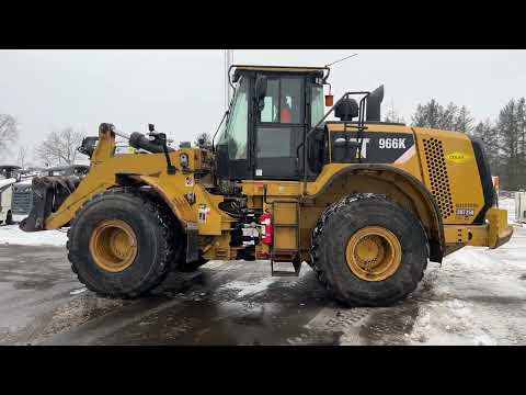 Video: Cat 966K gummihjulslæsser 1