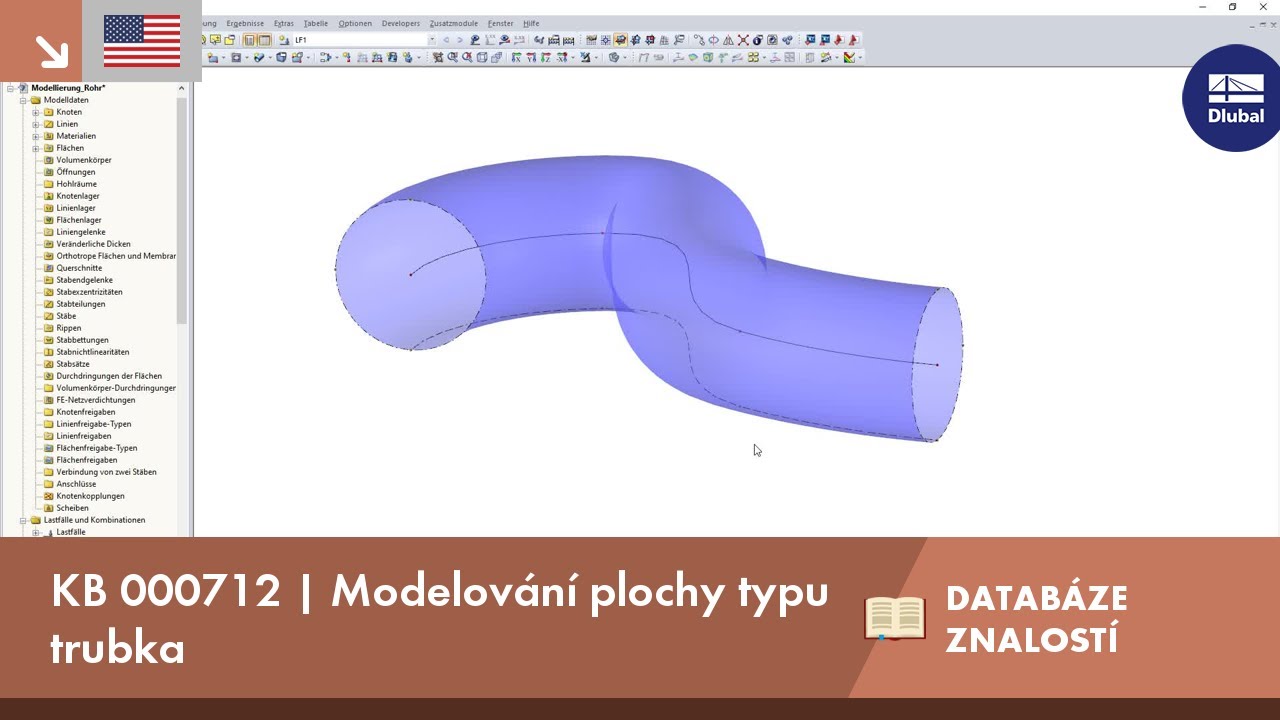 KB 000712 | Modelování plochy typu trubka