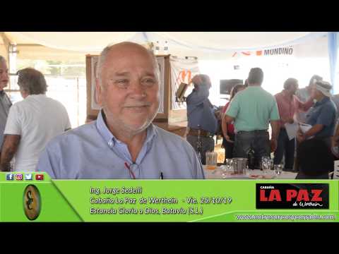 25-10-19 - Ing. Jorge Sedelli - Cabaña La Paz de Werthein - San Luis