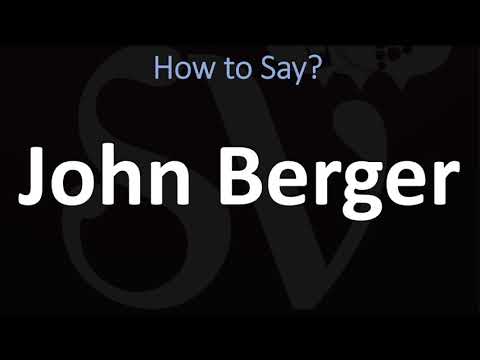How to Pronounce John Berger? (CORRECTLY)