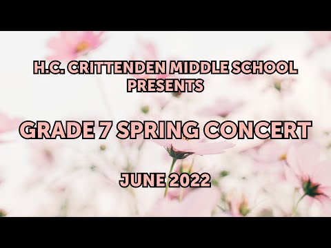HCC: Grade 7 Spring Concert