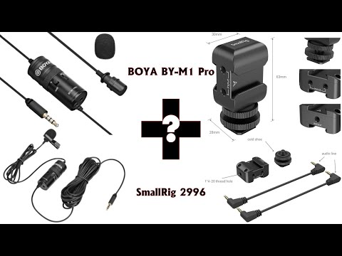 Test audio: Microfon lavaliera BOYA BY M1 Pro + Audio-Technica AT8024 + Adaptor audio SmallRig 2996