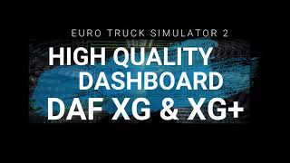 HIGH QUALITY DASHBOARD - DAF XG &amp; XG+ [WITH GPS INCLUDED… thumbnail 2