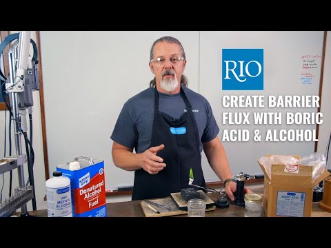 Create Barrier Flux With Boric Acid & Alcohol