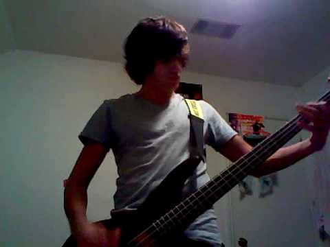 Alkaline Trio - Over and Out bass cover video thumbnail