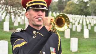 "Taps" performed in Arlington National Cemetery (summer and winter)