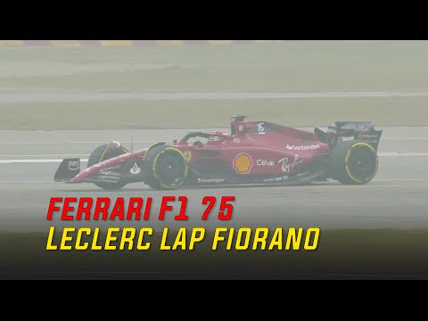 EXCLUSIVE FIRST LAP LECLERC FIORANO NUOVA FERRARI 2022 F1 75