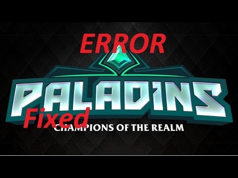 Paladins " this game was not properly authenticated at launch time" error