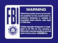 Buena Vista Blue DVD FBI Warnings
