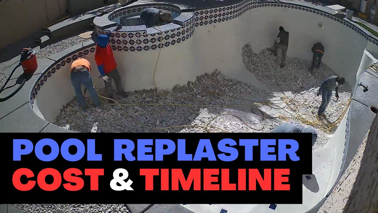 Replastering my Swimming Pool - What it Cost and How Long it Took #pool #swimmingpool