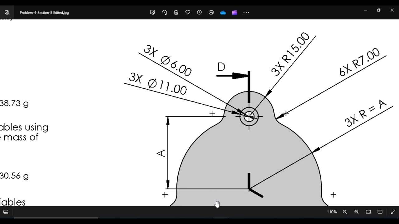 SolidWorks, CSWA Section B- Problem 4