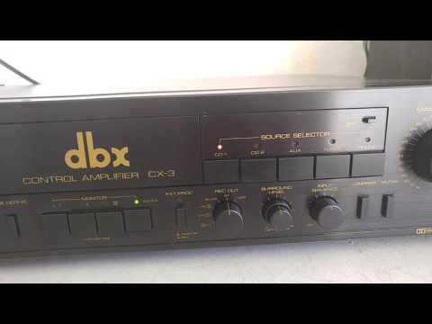 Vintage DBX CX3 Audiophile Preamp Demo