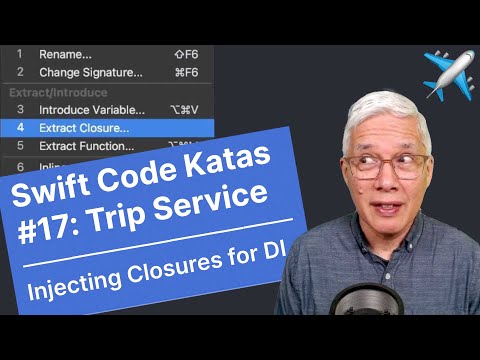 Injecting Closures for DI / Swift Code Katas #17: Trip Service (Live Coding) thumbnail