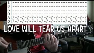 Chords Love Will Tear Us Apart Bass Tabs Joy Division Guitar Lesson | Guitar Tab