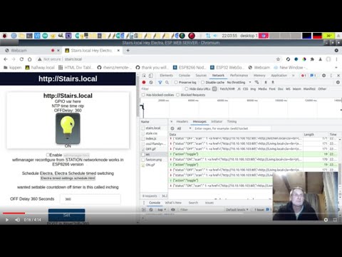 ESP8266 WebSockets mDNS Scan Hey Electra