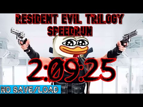 Resident Evil Classic Trilogy Any% Speedrun - 2:09:25 -No Save/Load/Death