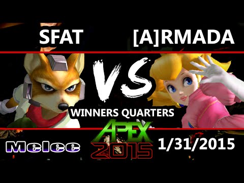 Apex 2015 - Armada (Peach) Vs. SFAT (Fox) - Winners Quarters - SSBM