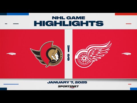 NHL Highlights | Senators vs. Red Wings - January 7, 2025