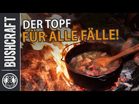 Productvideo 1 - Petromax Dutch Oven FT4.5 met Pootjes – 3,5L Gietijzer – Compact Campfire Pan