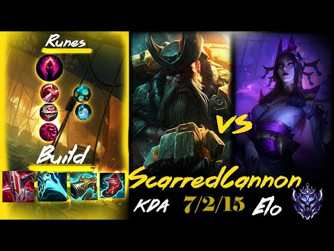 [ ScarredCannon ] Gangplank vs Cassiopeia Mid - Season 11 - Diamond III 89 LP