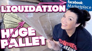 Facebook Marketplace Pallet Flipping for Profit! GIANT Liquidation Order to Make Money From Home