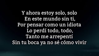 Dvicio - Idiota con letra (lyrics) [Qué tienes tú]