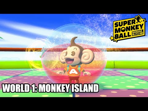 Super Monkey Ball Banana Blitz HD - World 1: Monkey Island | AiAi [Nintendo Switch]