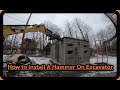 How to Hook up Hammer On Caterpillar Mini Excavator