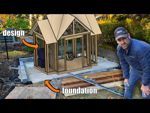 I design and break ground on my new Zen inspired shed || Shed Ep 1.