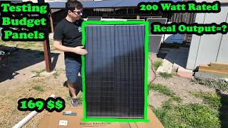 EcoBoss 200 Watt Solar Panel Test 169$ Each Cheap!!! Real Results Real Test