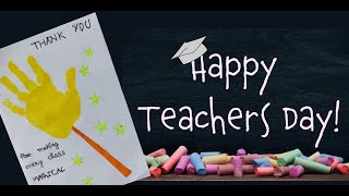 Teacher’s Day Special DIY | Easy Handmade Card