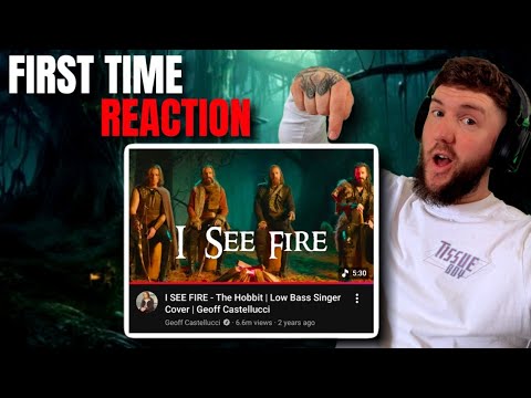 Musician REACTS to 'I See Fire' by Geoff Castellucci (Low Bass Singer)