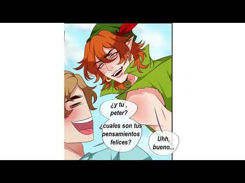 Peter pan x capitan garfio ❤️ subtitulada (comic en español)👍