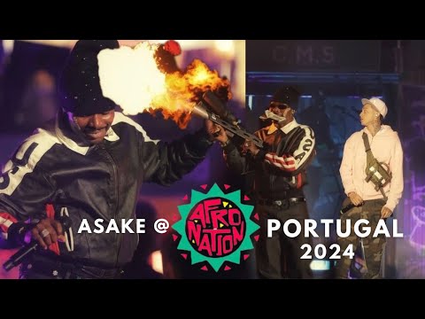 Asake Live & “Wave” ft Central Cee Full Performance At Afronation Portugal 2024 Festival In Portimao