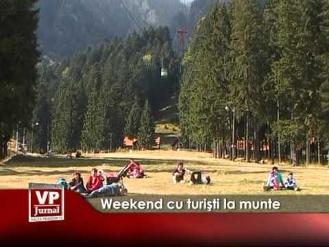 Weekend cu turişti la munte