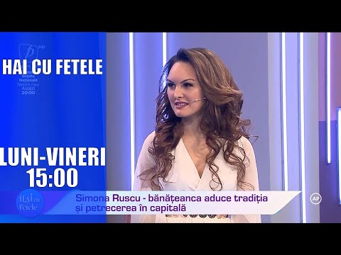 CÂNTĂREAȚA SIMONA RUSCU ADUCE TRADIȚIA ÎN CAPITALĂ