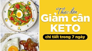 Gợi ý thực đơn low carb giảm mỡ bụng tạm biệt 5kg hiệu quả trong 7 ngày