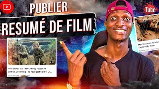 Publier des résumés de FILM SUR YOUTBE, le Meilleur BUSINESS EN 2024 | le SECRET