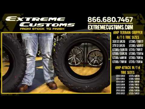 AMP Terrain Gripper A/T G and Attack Mud Terrain Tires In-Stock Now!