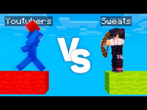 Minecraft YouTubers VS BEST Minecraft Sweats