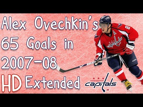 Alex Ovechkin's 65 Goals in 2007-08 (Extended) (HD)