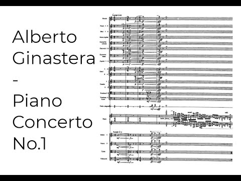 Alberto Ginastera - Piano Concerto No.1 (Full Score)