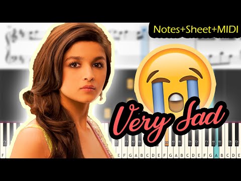 😭 Student of the Year - Piano Theme Tutorial - Notes+Sheet+MIDI