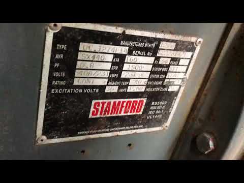 DPX Power: John Deere 150 kVA Generator set - DPX-11312