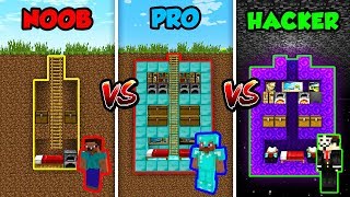Minecraft NOOB vs. PRO vs HACKER: SECRET HOUSE in Minecraft!