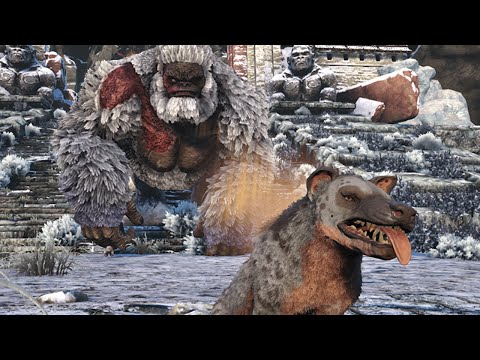ARK: Survival Evolved - Hyaenodon Pack vs. Megapithecus