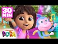 Dora S Dance Party W Boots 2 ‍ ️ 30 Minute Dance Compilation Dora Friends