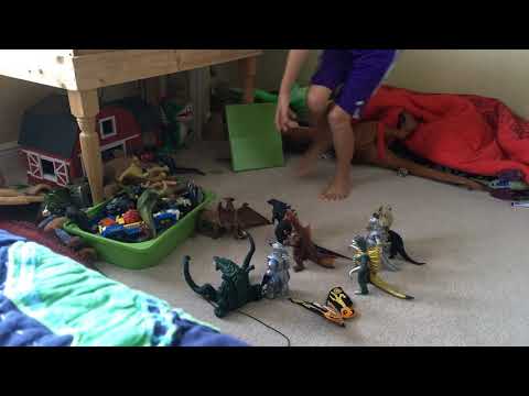 Monster island buddies part 2 King Geedorah attacks 🌎 Earth