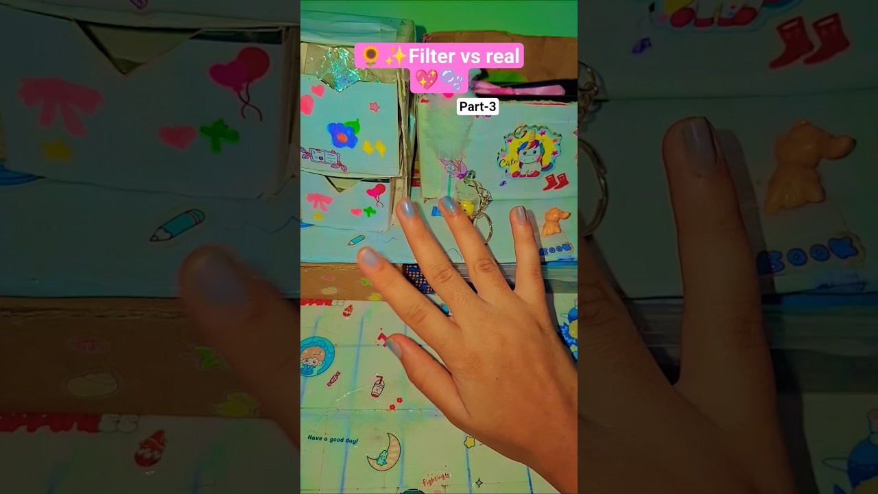 🌻✨️ filter vs real 💖🫧 #shorts